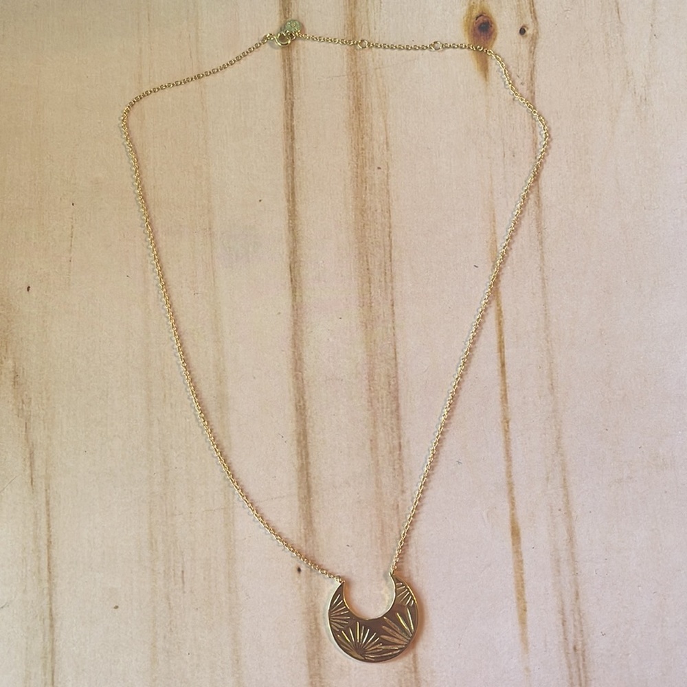 Gorjana Azul Crescent Necklace - Picture 4 of 9